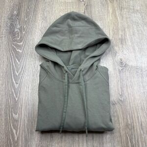 Lululemon City Sweat Hoodie Sweatshirt Mens Medium Green Athleisure Pullover